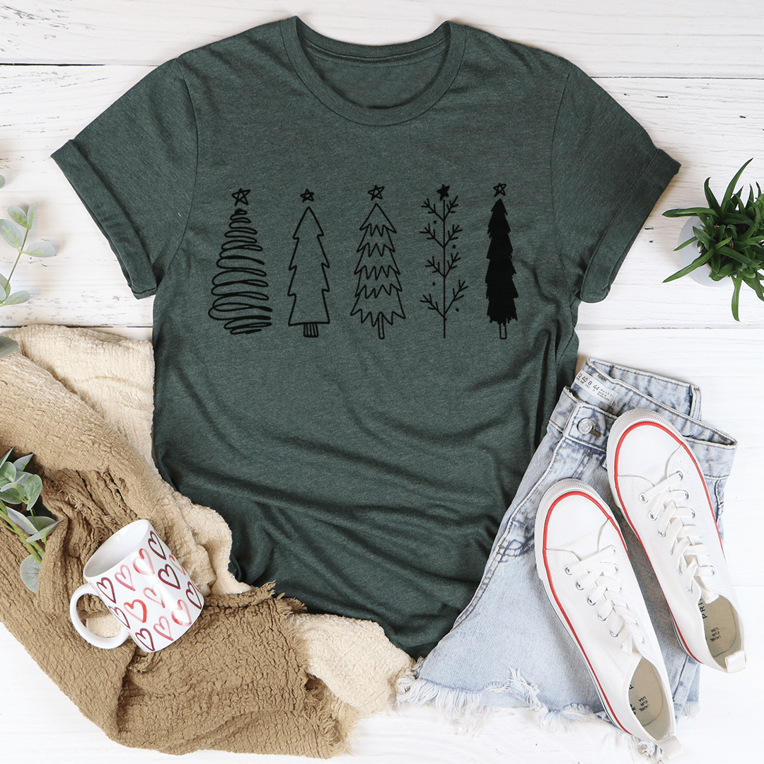 Christmas Trees Tee - T-SHIRT at Dealshubindia