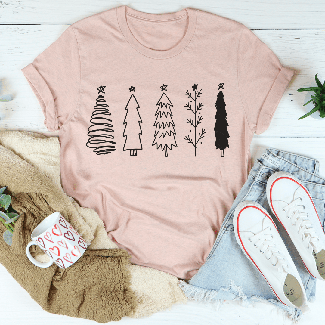 Christmas Trees Tee - T-SHIRT at Dealshubindia