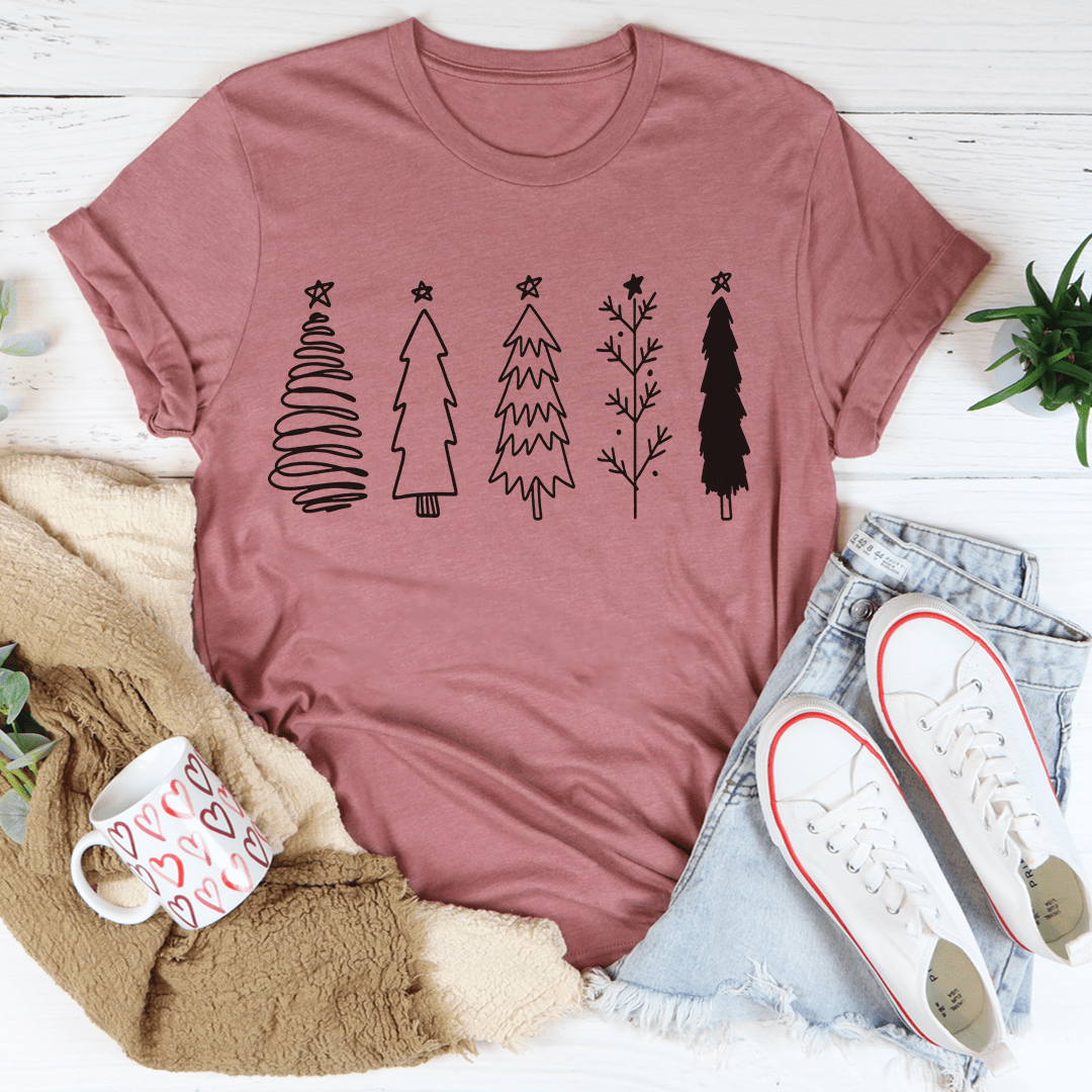 Christmas Trees Tee - T-SHIRT at Dealshubindia
