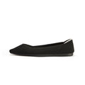 Comfortable Woven Pointed Toe Work Flats – Seamless Knit Ballet Flats - Casuals at Dealshubindia