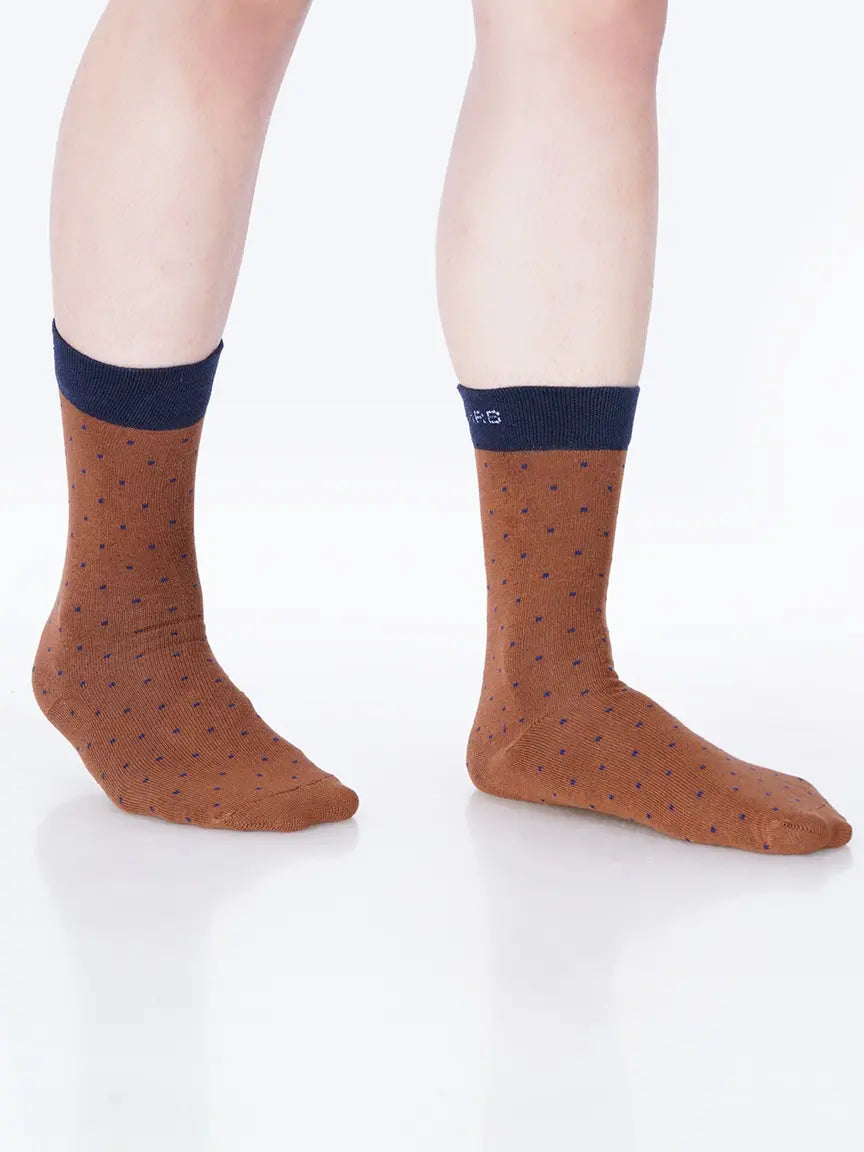 Cotton-Rich-Designer-Socks-for-Men-and-Women-Polka-Dots