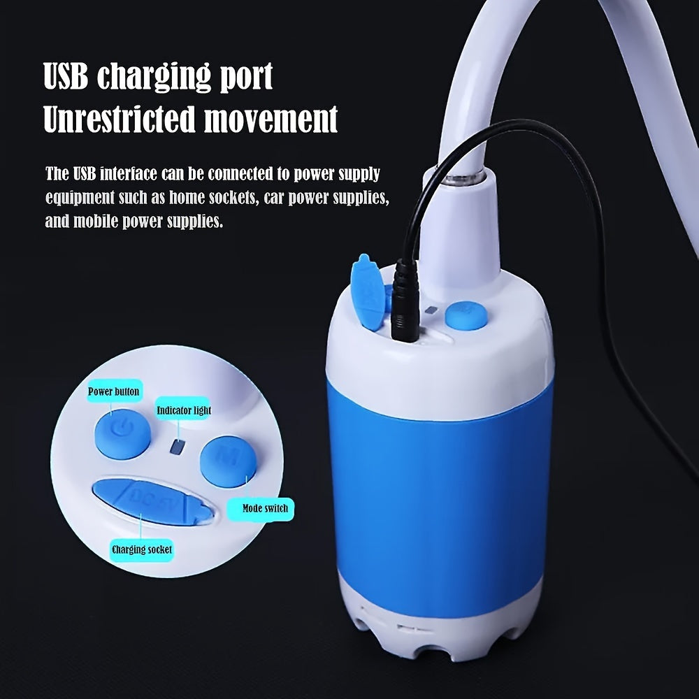 Portable Electric Camping Shower USB Rechargeable - Portable Showers & Privacy Enclosures at Dealshubindia