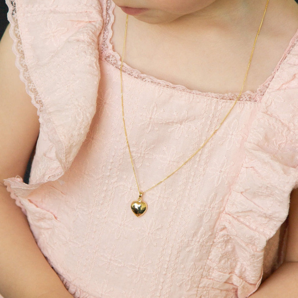 Elements Gold Small Heart Pendant-1