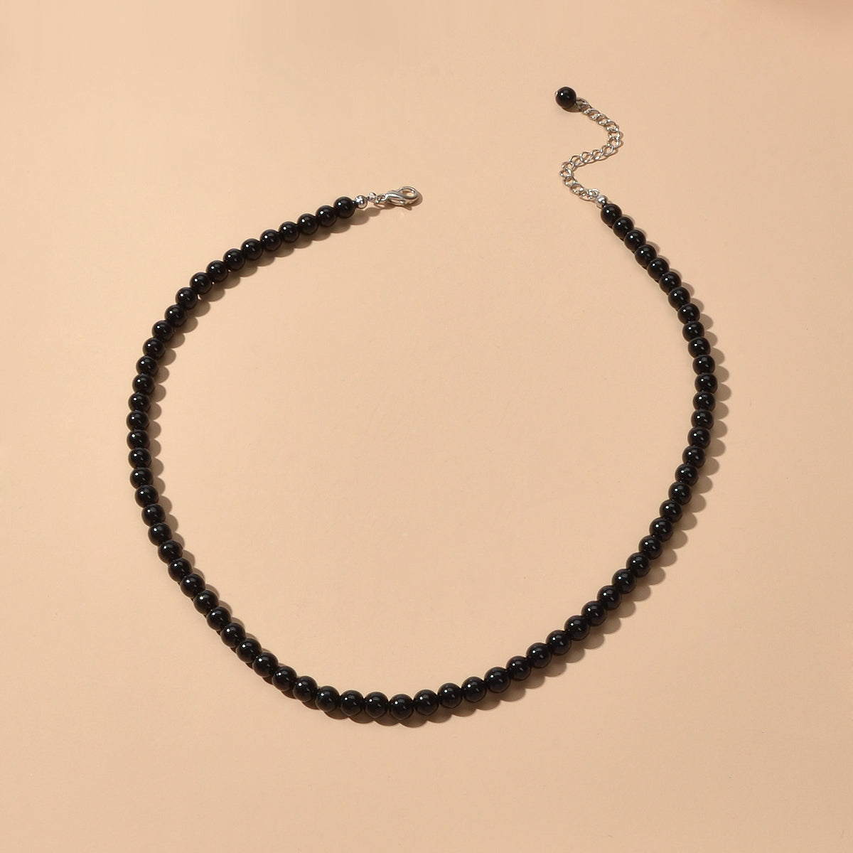 Short Black Beads Necklace Pearl Choker Wholesale Price Jewellery Accessories