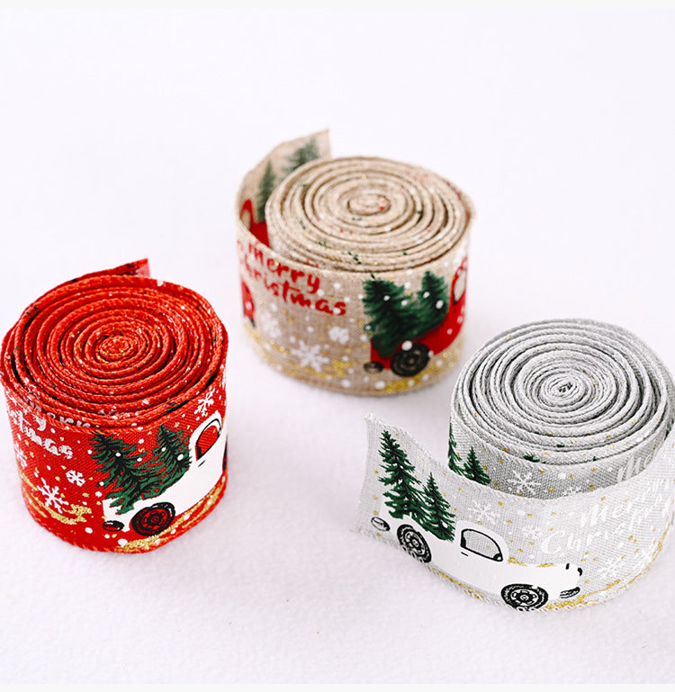 Car & Christmas Tree Ribbon - n/a at Dealshubindia