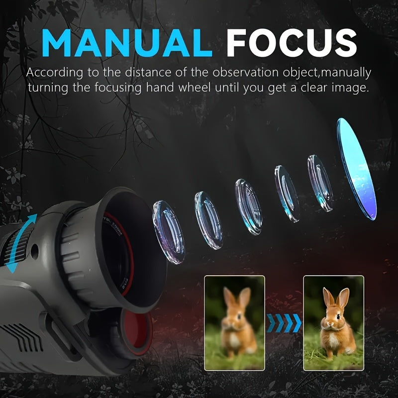 10X Digital Zoom Infrared Monocular with LED Light - Cameras & Optics > Optics > Monoculars at Dealshubindia
