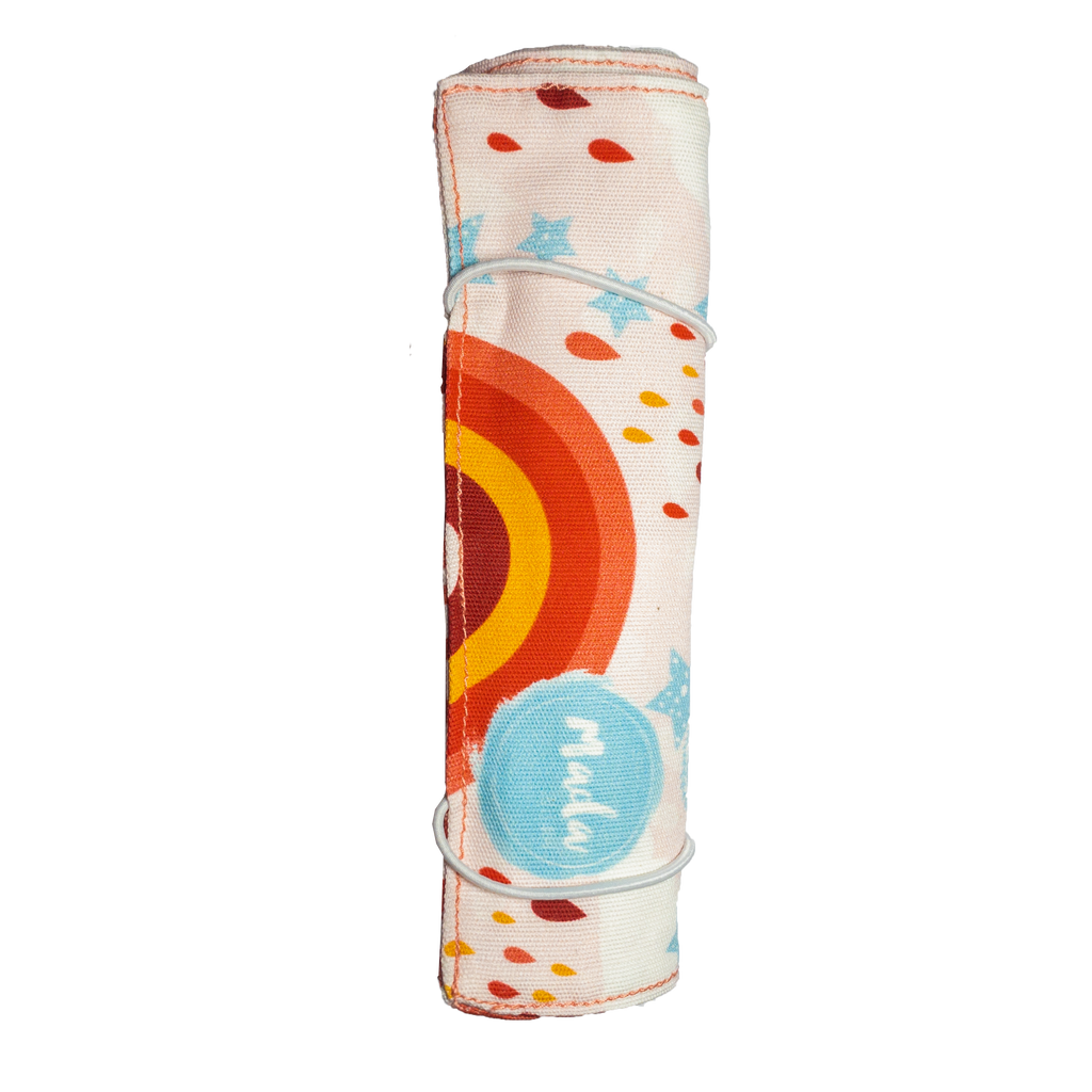Pink Rainbow Long Pencil Case - Pencil Cases at Dealshubindia