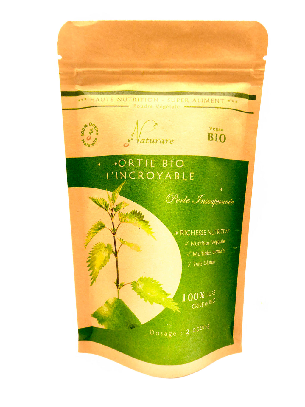 PRO - THE INCREDIBLE ORGANIC NETTLE 2000mg - Food Supplement