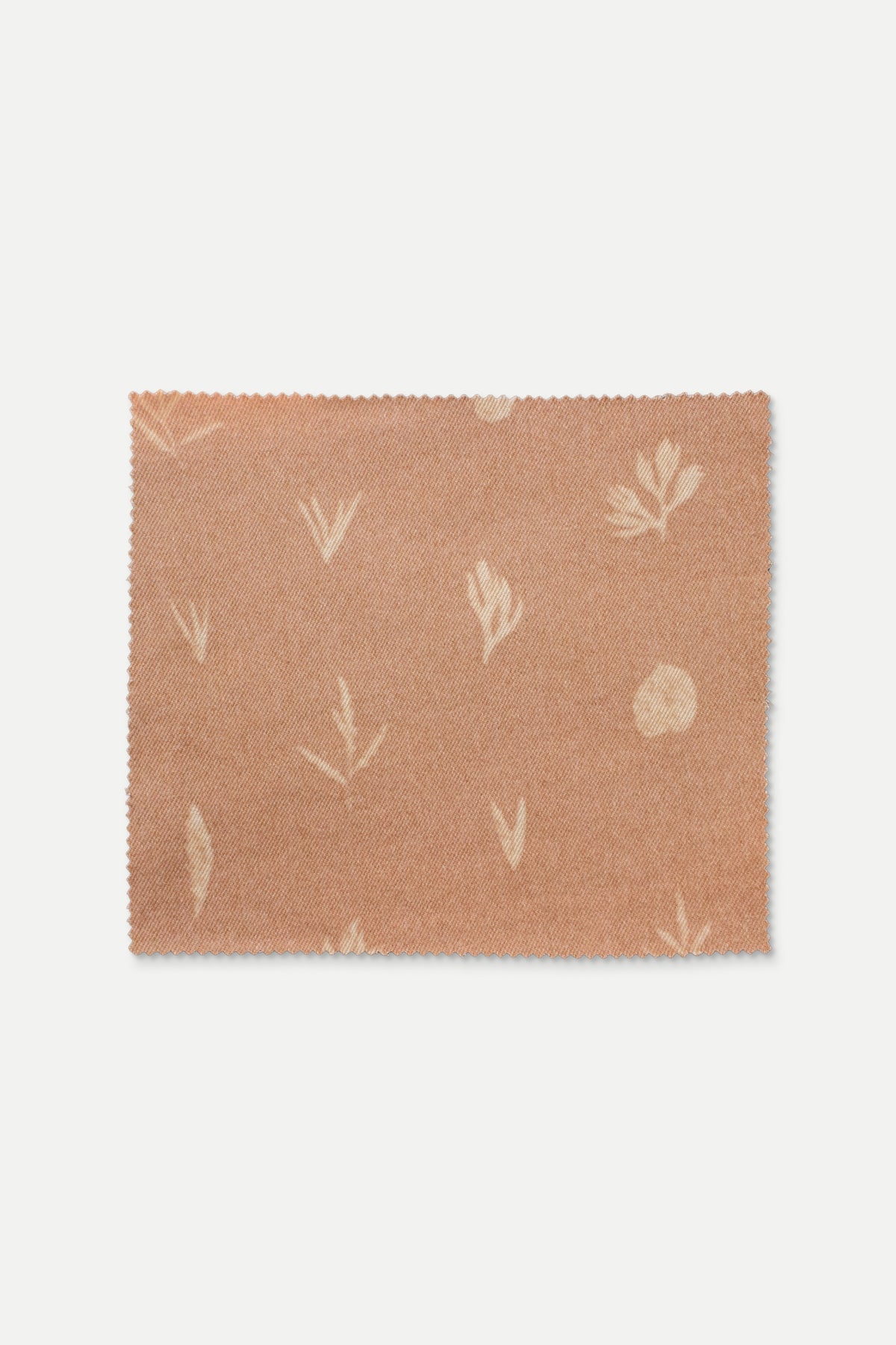Botanic Print Denim Fabric Patch