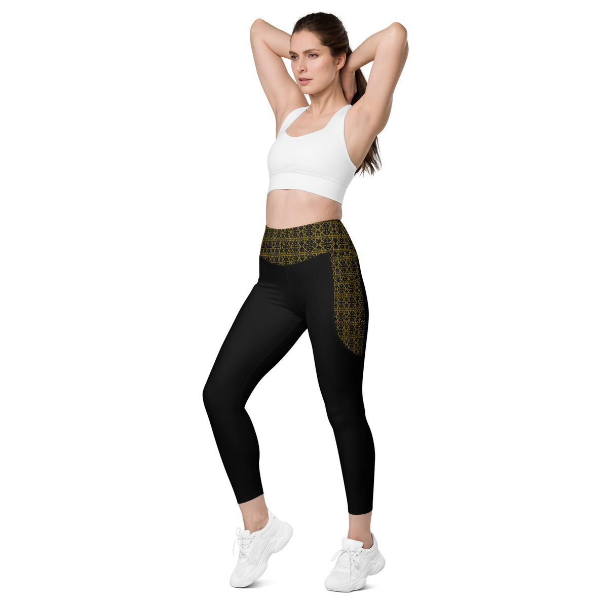Yoga Fitness Leggings with Pockets - CASUAL WEAR at Dealshubindia