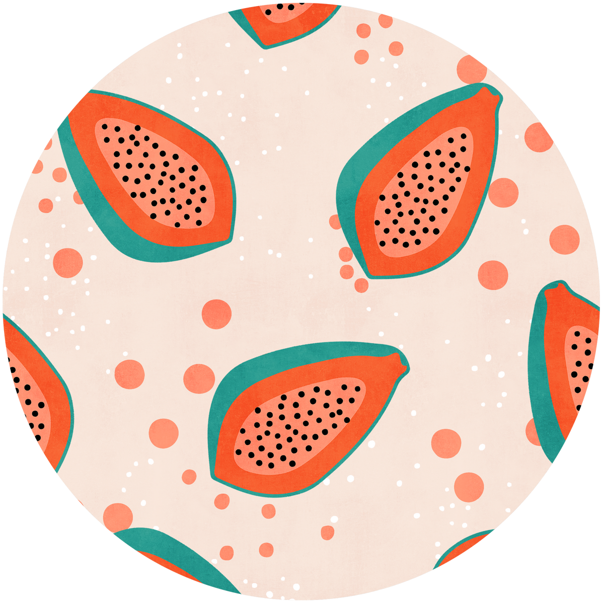 Pencil Case Small Papaya-4