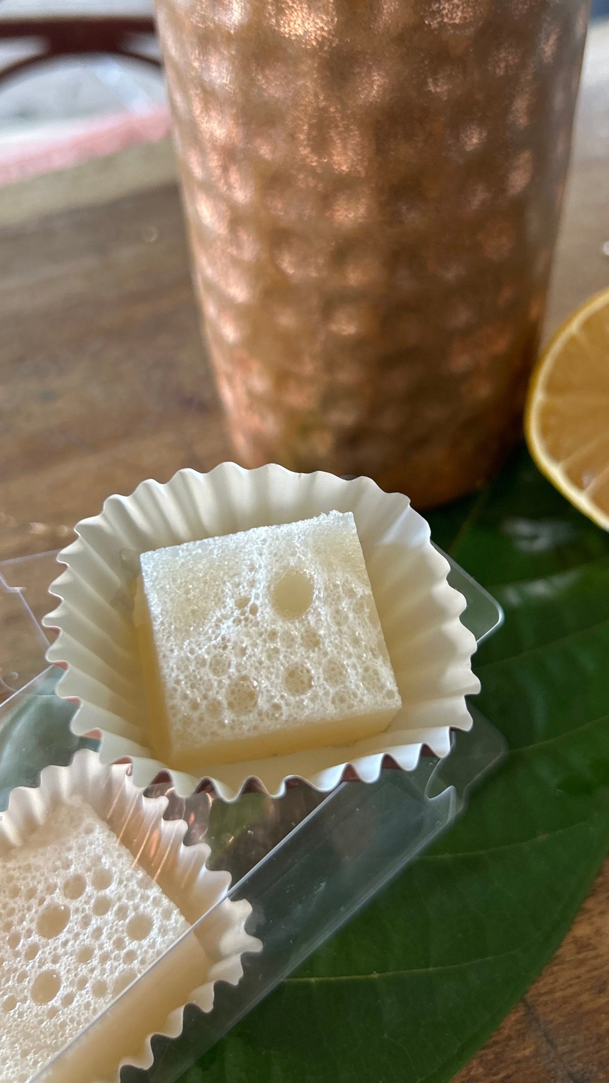 Cacao Nectar Champagne Pâte de Fruit by Craftory Brand.