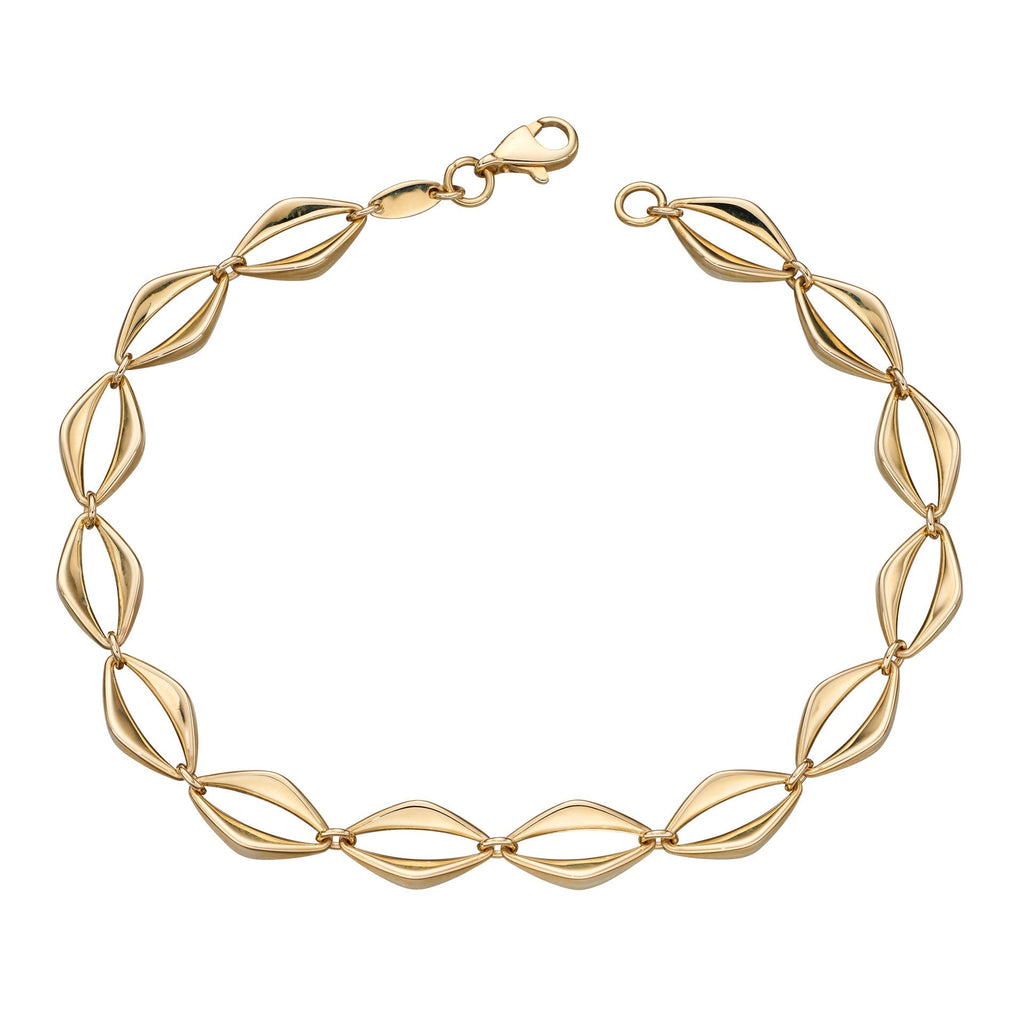 Elements Gold Open Eye Link Bracelet-0