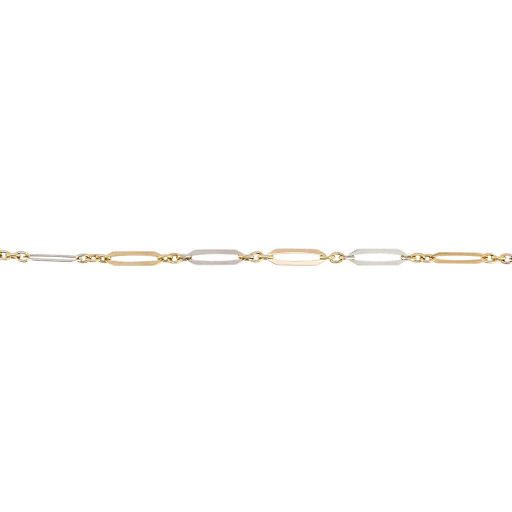 Elements Gold Elongated Link Bracelet-4