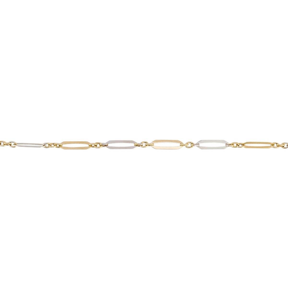 Elements Gold Elongated Link Bracelet-4