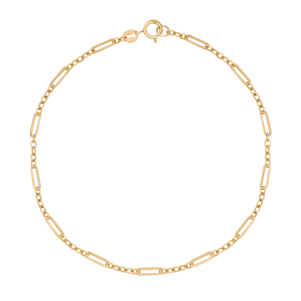 Elements Gold Mixed Length Link Bracelet-4