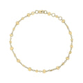 Elements Gold Discs and Chain Bracelet-0