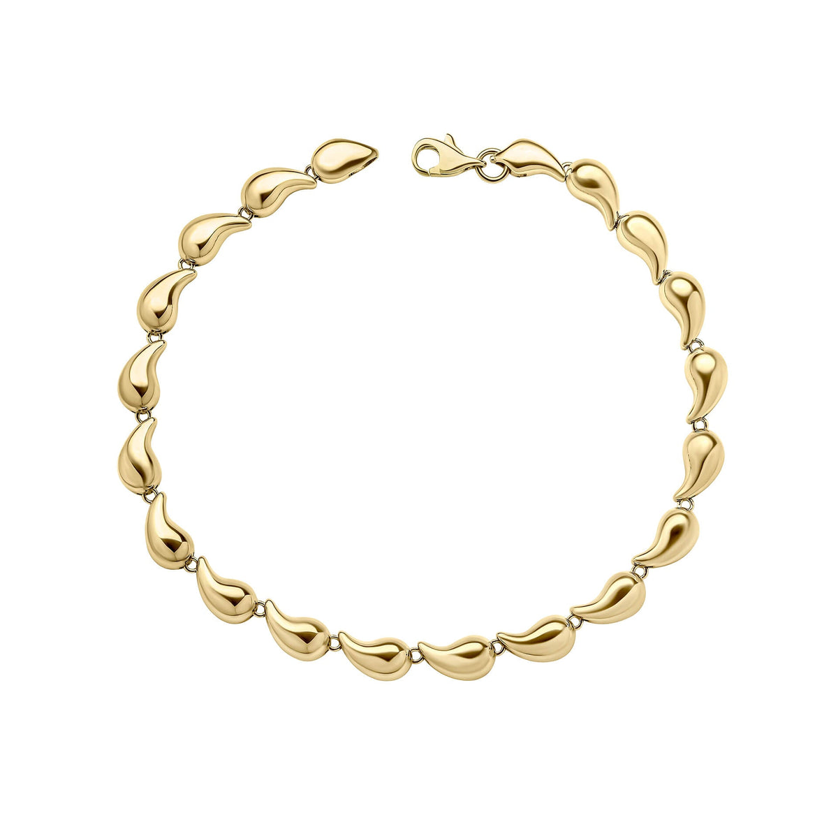 Elements Gold Organic Droplet Tennis Bracelet-0
