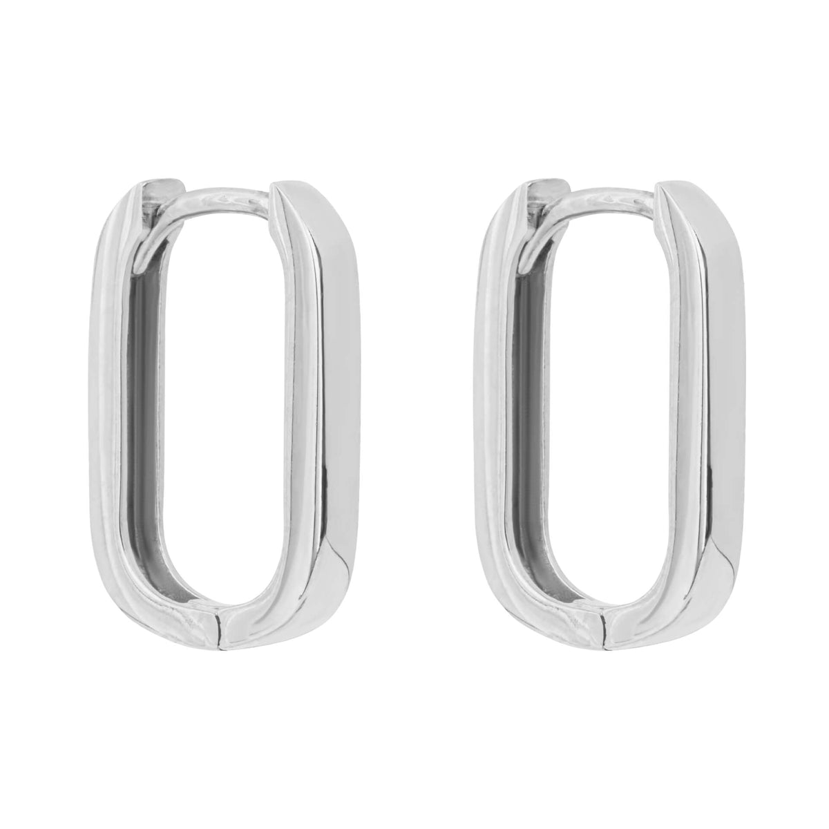 Elements Gold U Shape Hoop Earrings-0