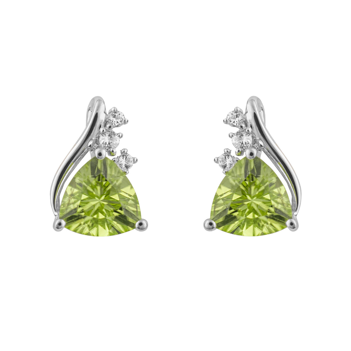 Elements Gold Trillion Semi-Precious Stud Earrings-0