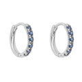 Elements Gold Precious Stone Hoop Earrings-0