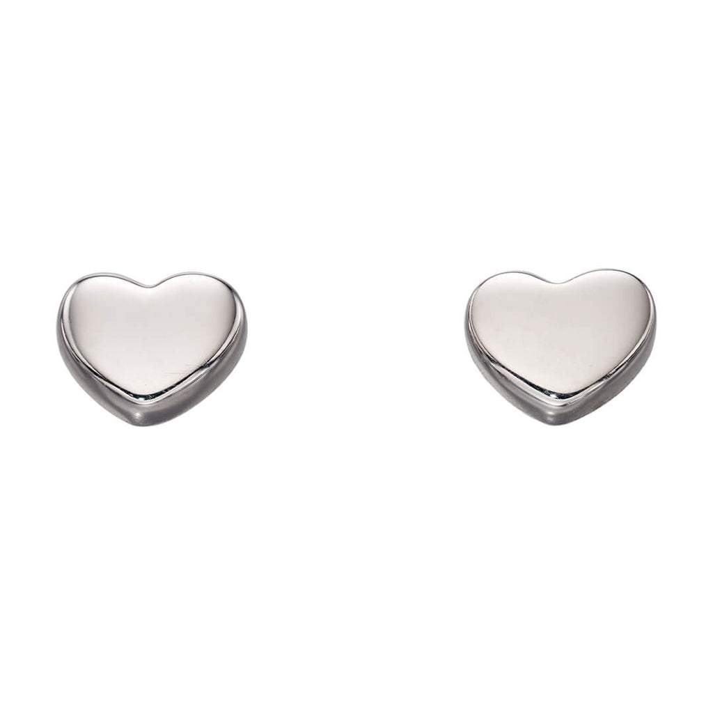 Elements Gold Small Heart Earrings-0
