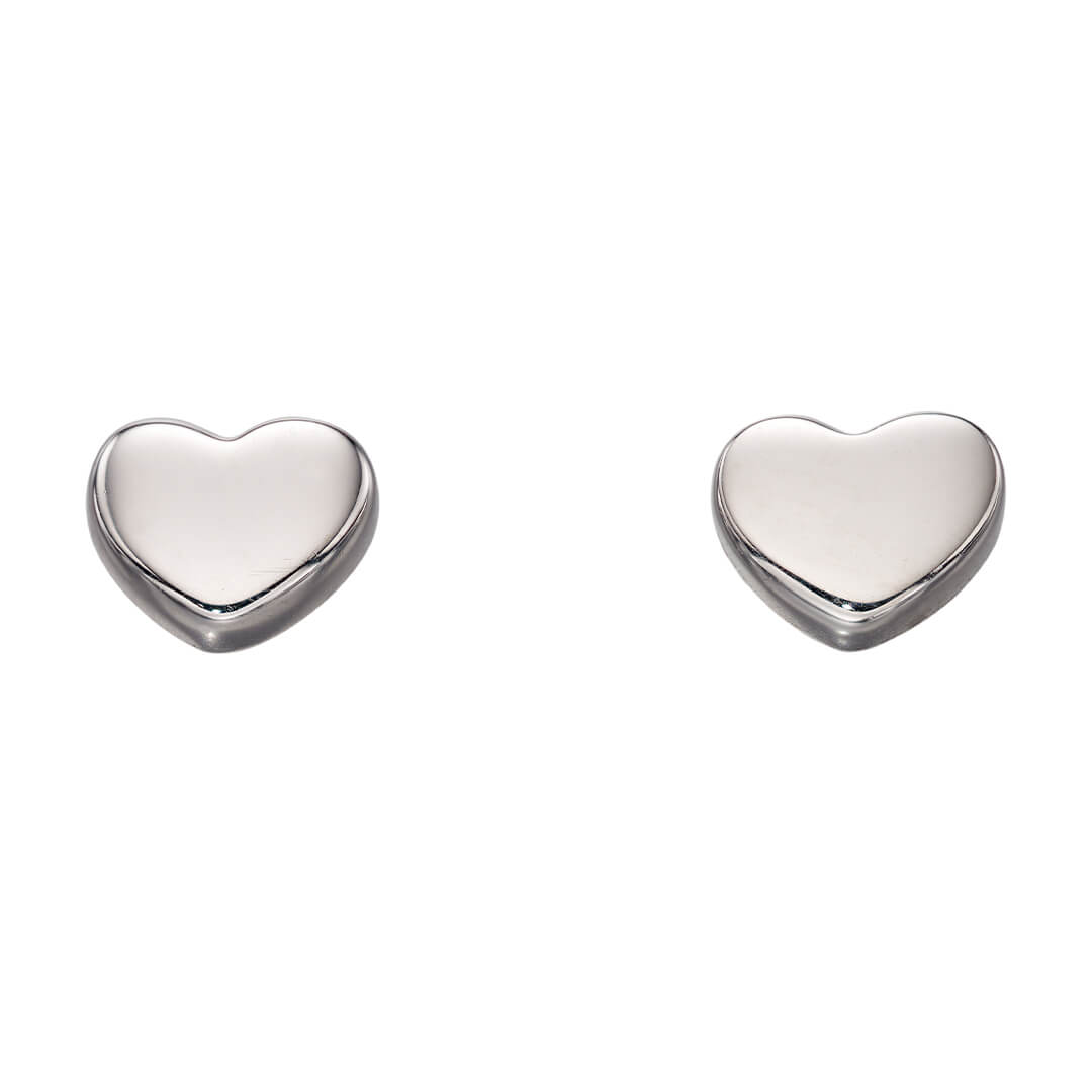 Elements Gold Small Heart Earrings-0