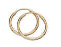 Elements Gold Sleeper Hoop Earrings-0
