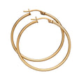 Elements Gold 30mm Hinged Hoop Earrings-0
