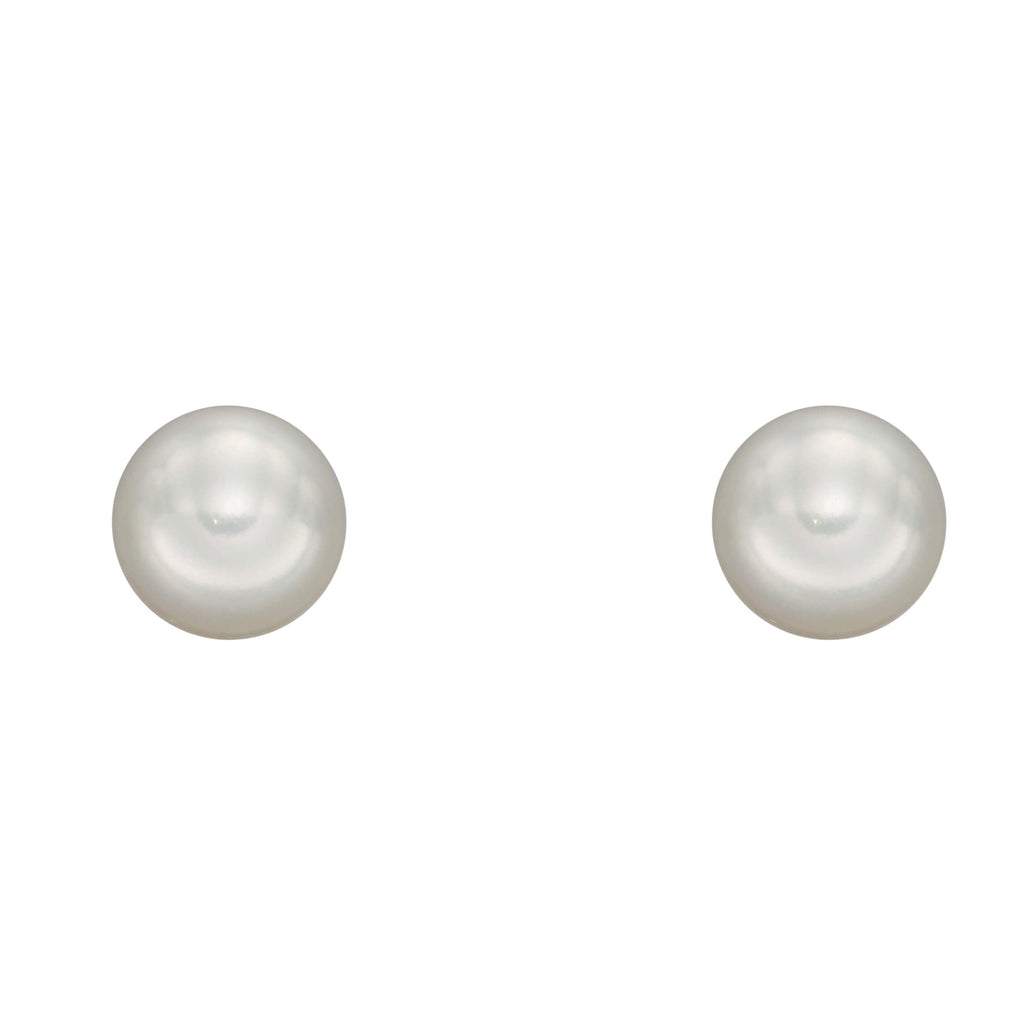 Elements Gold Pearl Stud Earrings-2