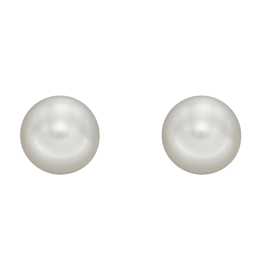Elements Gold Pearl Stud Earrings-0