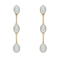 Elements Gold Freshwater Pearl Tier Drop Earrings-0