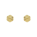 Elements Gold English Rose Stud Earrings-0