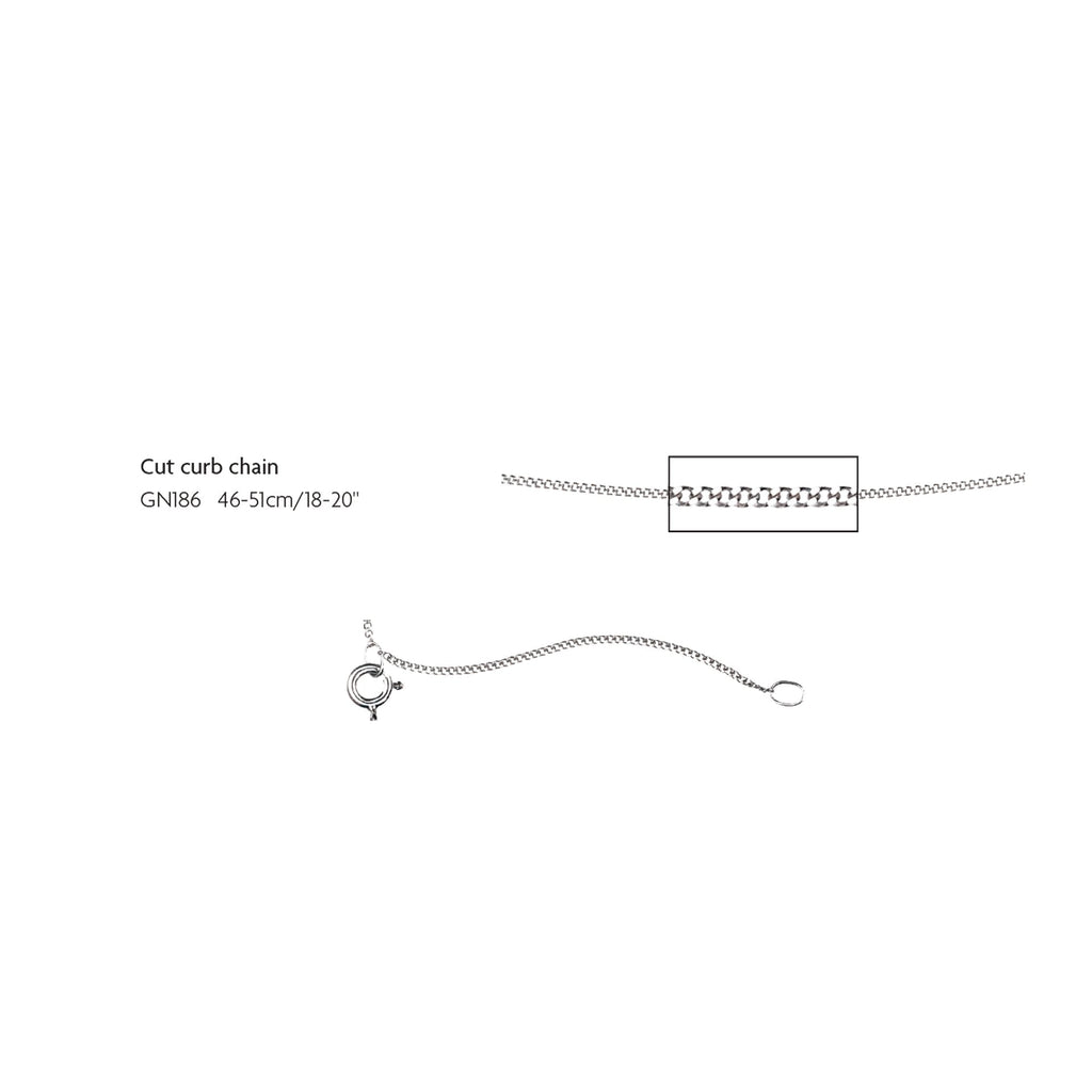 Elements Gold 1mm Curb Chain-1