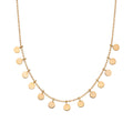 Elements Gold Multi Disc Necklace-0