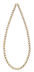 Elements Gold Circle Link Necklace-0