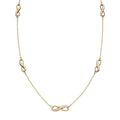 Elements Gold Infinity Station Necklace-0