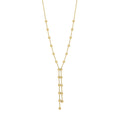 Elements Gold Ball Chain Lariat Necklace-0