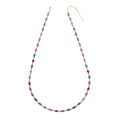 Elements Gold Semi-Precious Navette Necklace-0