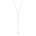 Elements Gold Organic Teardrop Lariat Necklace-0