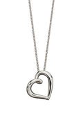 Elements Gold Organic Heart Pendant-0