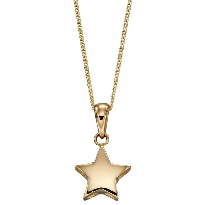 Elements Gold Small Star Pendant-0