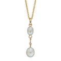 Elements Gold Freshwater Pearl Tier Drop Pendant-0