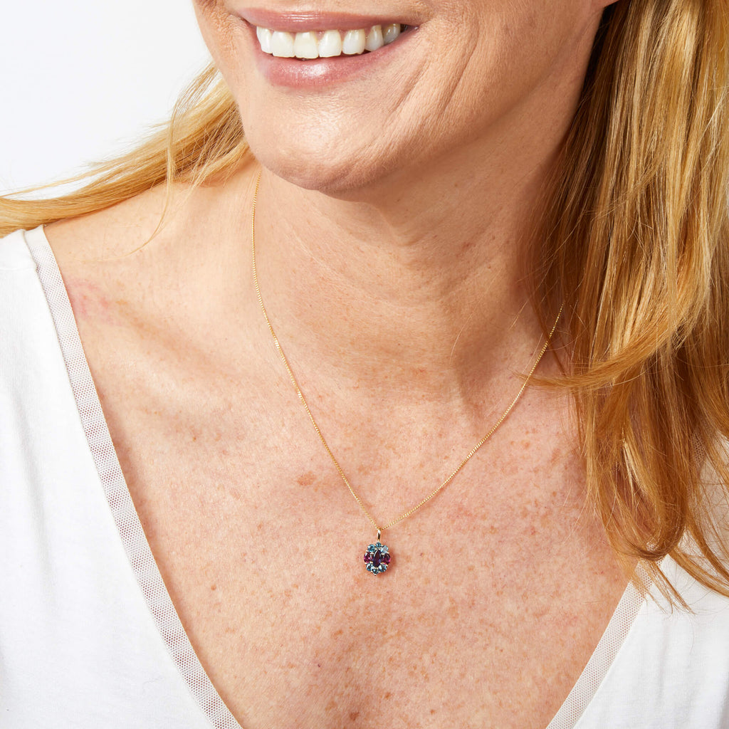 Elements Gold Barcelona Cluster Pendant-1