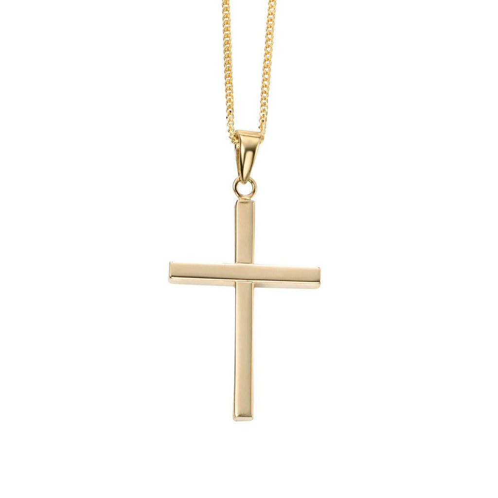 Elements Gold Large Cross Pendant-0