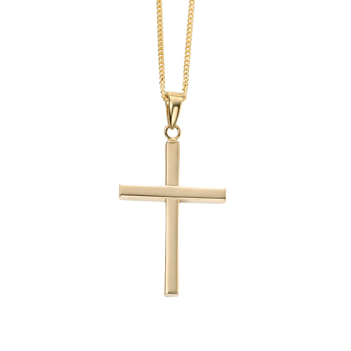Elements Gold Large Cross Pendant-0