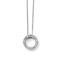 Elements Gold Open Circle Pendant with Diamonds-0
