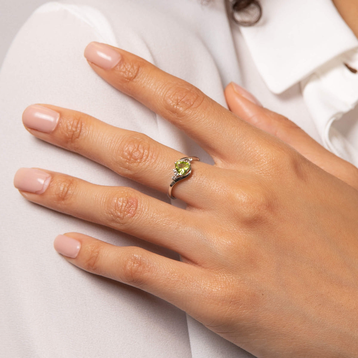 Elements Gold Trillion Semi-Precious Ring-1