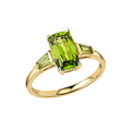 Elements Gold Trilogy Peridot Ring-0