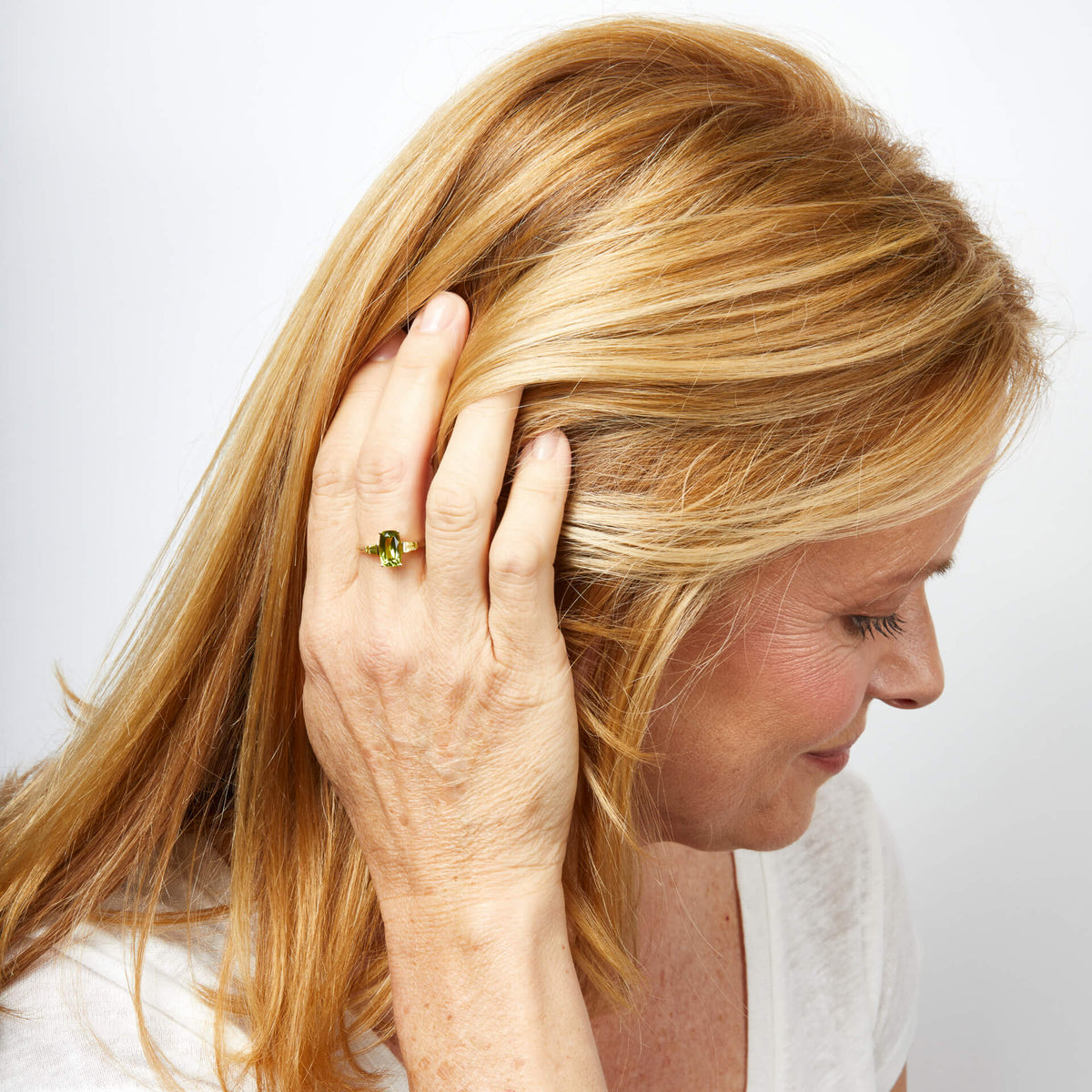 Elements Gold Trilogy Peridot Ring-2